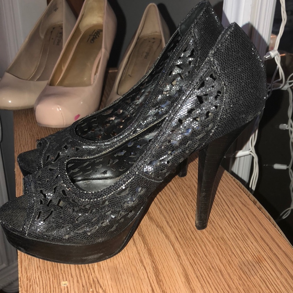 Black heels